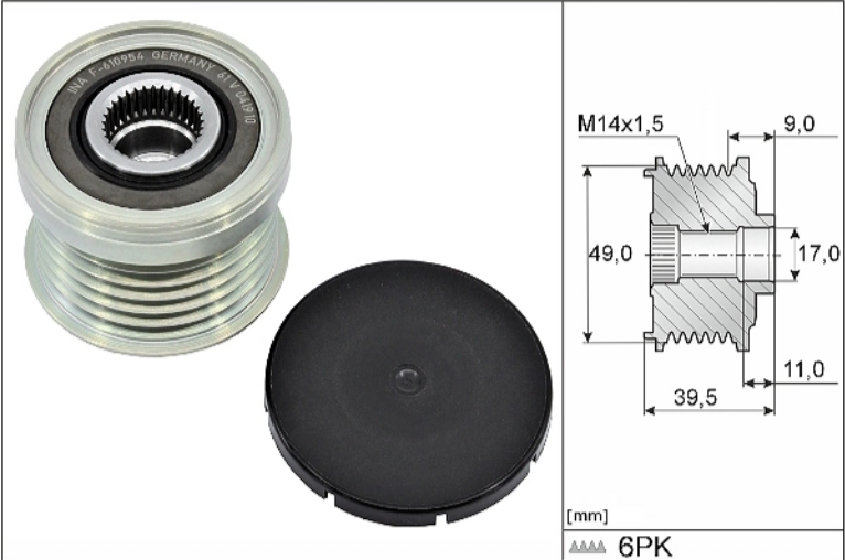 Bmw Alternatör Kasnağı X1 E84 12317605060