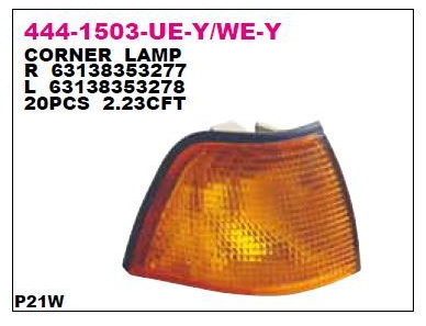 Bmw Sinyal Lambası Sağ Sarı E36 4 Kapı 91-99 63138353278