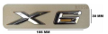 Bmw Yazı X6 E71-E72 51147196556