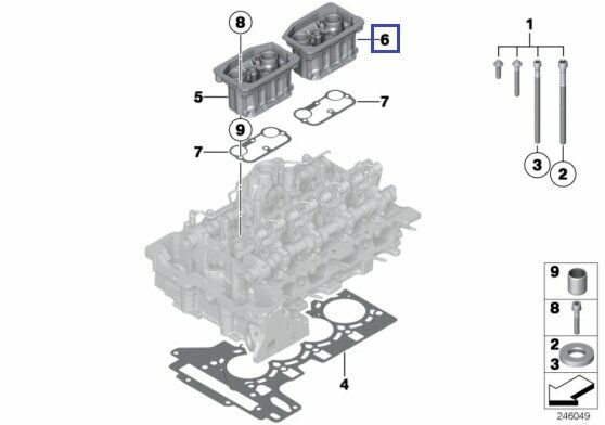 Bmw Buji Kanal Girişi F20-F21-F22-F23-F30-F31..Gran Coupe-F07-F10-F11-F18-X1..E89 N20-N26 2010-2018 11127595546