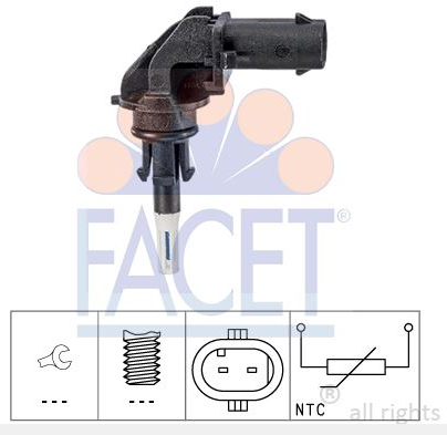 Bmw Emme Manifolt Hava Sıcaklık Sezici  E81-E82-E87-F20-F22-E90-E91-E92L-E93-F30-F07-F10-F11-F25-E70 13627812741