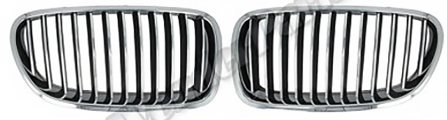 Bmw Panjur Dışı Krom+İç Siyah Sağ Sol Takım (12 Çıtalı) F10 2010-2013 51137412323-51132589745-51137261355