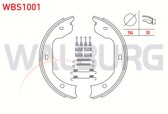Bmw El Fren Balatası (Yaylı) E46-E39-E60-X3-X5 34410393646