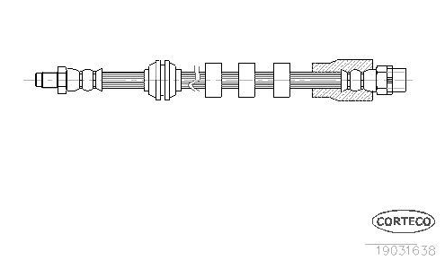 Bmw Fren Hortumu Ön Sağ-Sol E60-E61-E63-E64 Bm 2003-2010 34326767390