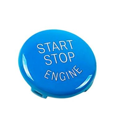 Bmw Start Stop Düğme Kapağı Mavi  E60 E90 E84 E70 E71 E72 61319154945