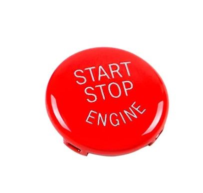 Bmw Start Stop Düğme Kapağı Kırmızı E60 E90 E84 E70 E71 E72 61319154945