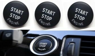 Bmw Start Stop Düğme Kapağı Siyah (İnce) E60 E90 E84 E70 E71 E72 61319154945