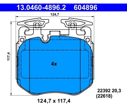 Bmw Ön Balata M Sport G20 G30 G11  34116889585