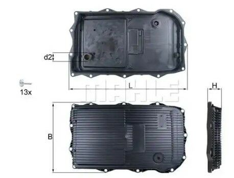 Bmw Şanzıman Yağ Karteri 8HP45 F01-F10-F20-F30 24117613253