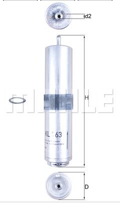 Bmw Yakıt Filtresi M47N2-N47-B47-M57N2-N57 E90-E91-E92-E93-E84-F25-F26 13328572539