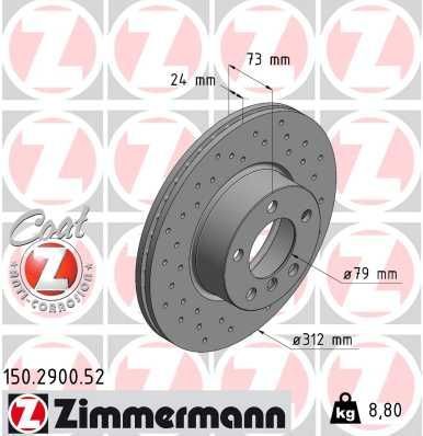 Bmw Fren Disk Ön E90-F30-X1 E84 (Spor Delikli) 34118848417