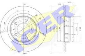 Bmw Fren Disk Arka E81-E87-E90-E92 34216855002