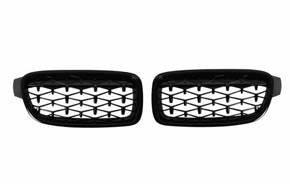 Bmw Panjur Elmas (Diamond) Desen Komple Siyah Set F30 51137263482