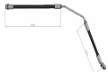Bmw Fren Hortum Arka Sol X5 E53 34301165765