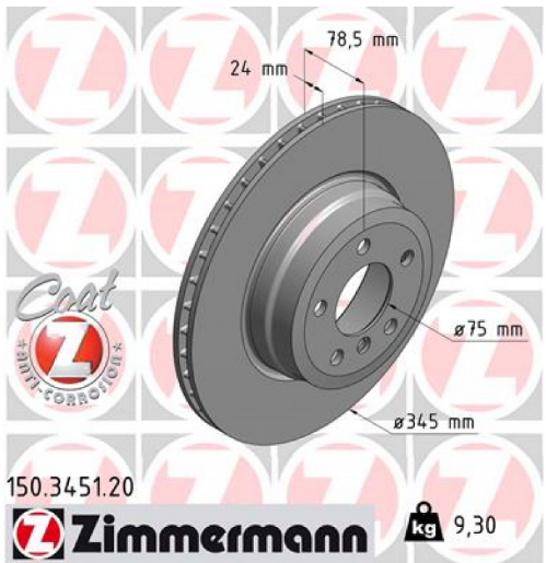Bmw Fren Diski Arka X5 E70-X5 F15-X6 E72-X6 F16 Bm 2007-2019 34216793246