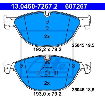 Bmw Fren Balatası Ön F06-F10 34116851269