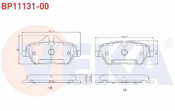 Bmw Fren Balatası Ön E87-E81 34106884263-34116774050-34116771838