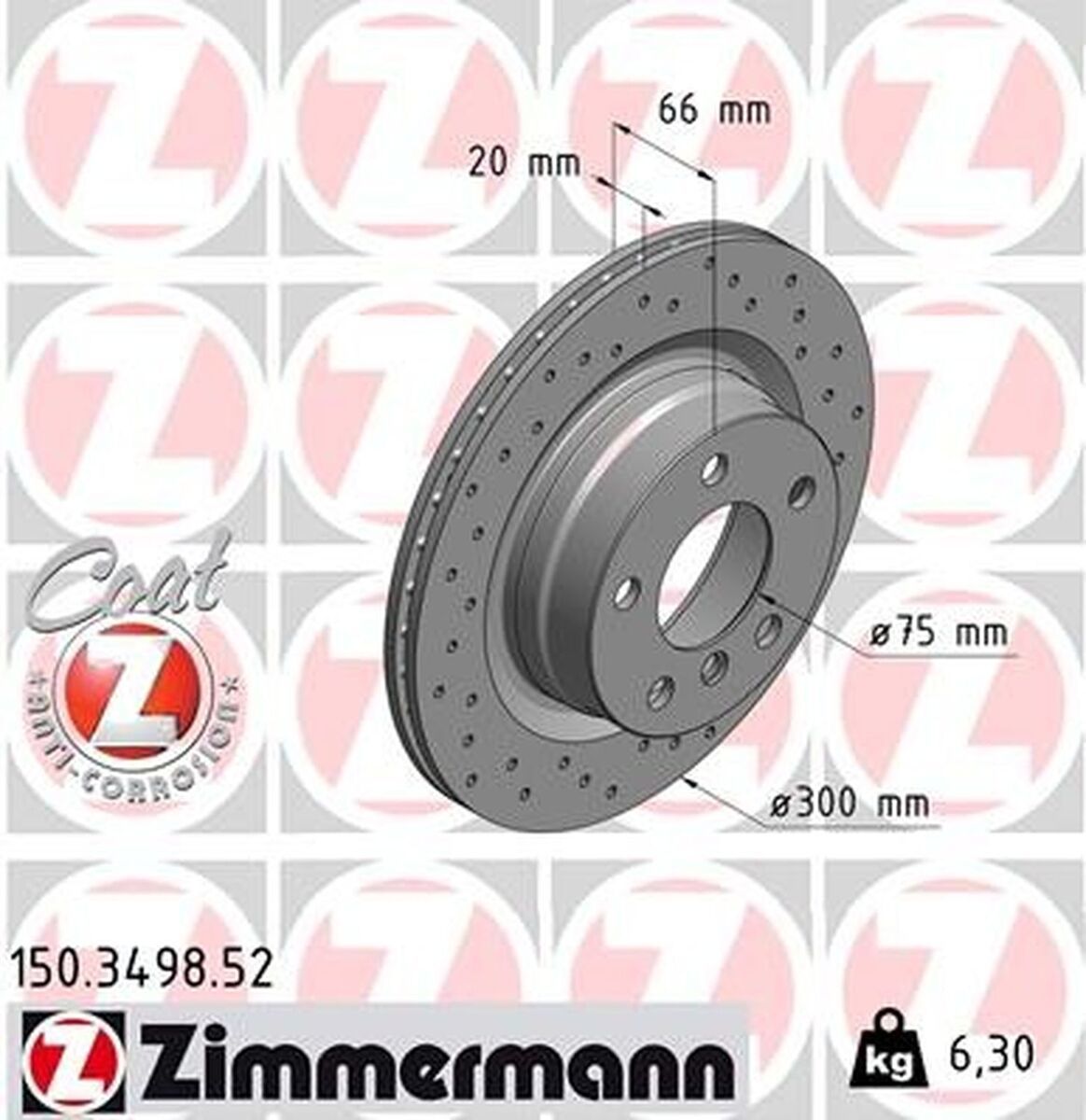 Bmw Arka Fren Diski E87-E90-E92-F30-F20-F30 34216792227