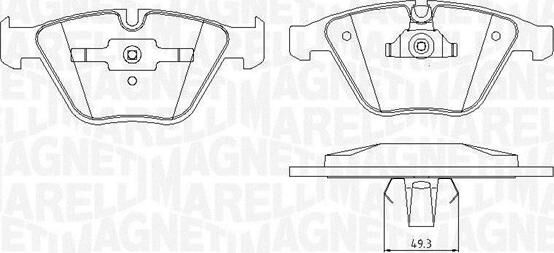 Bmw Fren Balatasi Balata-Bmw 5 E60 E61 E63 Arka 5 6 (E60, E61, E63, E64) 34216763043;34216763044;23732;