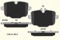 Bmw Fren Balatasi Arka F06-F10-F11-F12-F13 Bm 2010-2017 34216775346