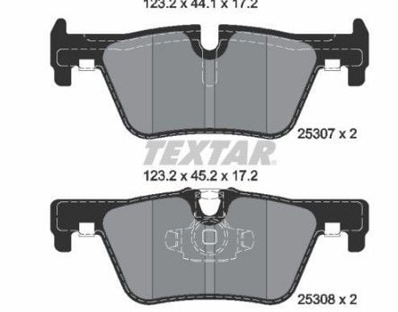 Bmw Fren Balatası Arka F20-F30 34216873093-34206799809-34212468436