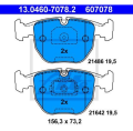 Bmw Fren Balatası Ön  E38-E39-X5 E53 34116761252-34112229031-34111163921