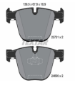 Bmw Fren Balatası Arka F07-F01-F02-F04 34216790966