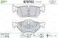 Bmw Fren Balatası Arka E90-F30 34216790761