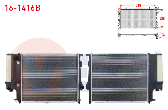 Bmw Su Radyatörü F10 17117626559-17118672011-17117626558