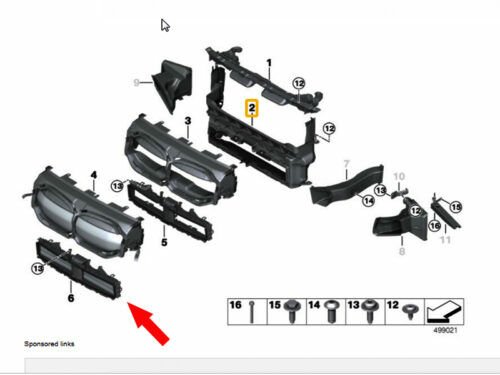 Bmw Alt Havalandırma Kanalı F40-F44 51137455720