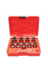 YAMA 9 PC 1/2'' CRMO Yıpranmış Cıvata Ve Bozuk Somun Sökme Lokma Seti