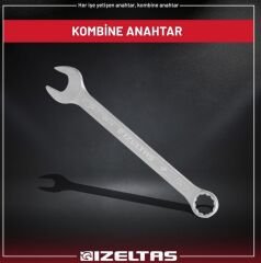 İZELTAŞ Kombine Anahtar Kısa Boy 15MM