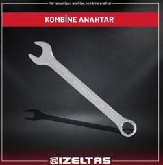 İZELTAŞ Kombine Anahtar Kısa Boy 17MM