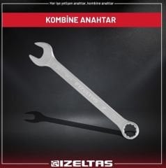 İZELTAŞ Kombine Anahtar Kısa Boy 15MM
