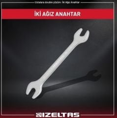 İZELTAŞ İki Ağız Anahtar Kısa Boy 12X13MM