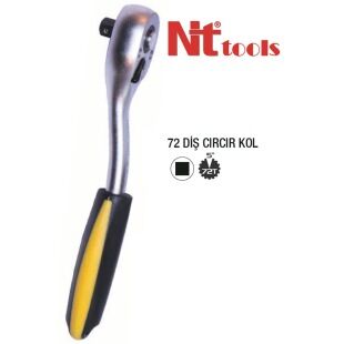 Nt Tools 1/4 72 Diş Cırcır Kolu