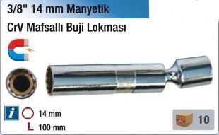 Nt Toolls 3/8'' 14 mm Manyetik Mafsallı Buji Lokması