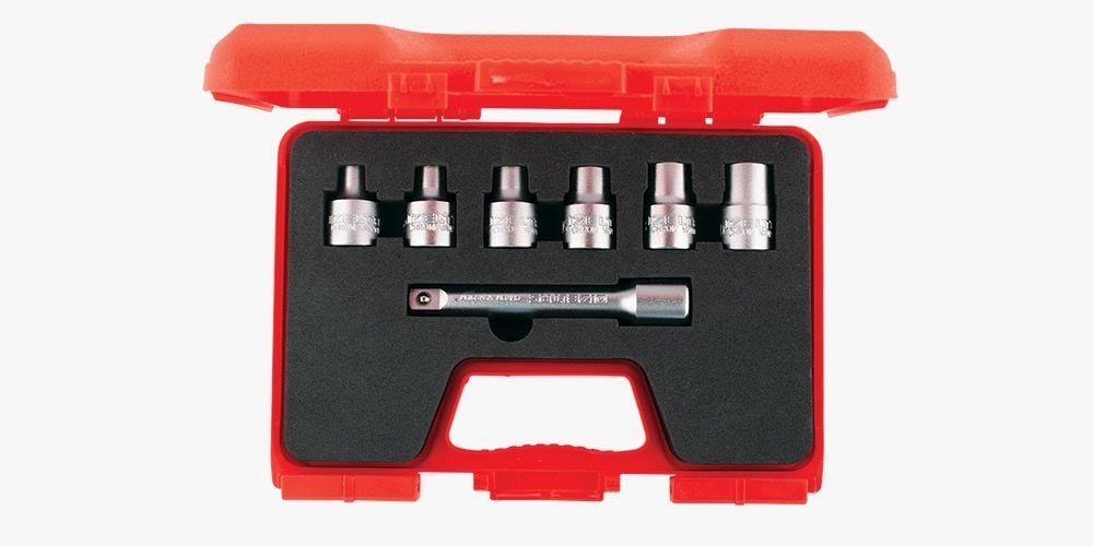 İZELTAŞ 1/2” E Lokma Anahtar Takımı (7 Parça)