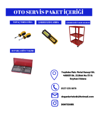 OTO SERVİS KURULUM PAKETİ