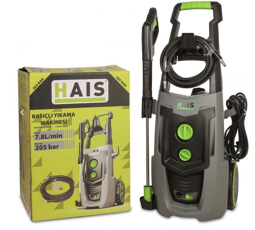 HAIS 205 BAR İNDÜKSİYON MOTORLU  BASINÇLI YIKAMA MAKİNASI