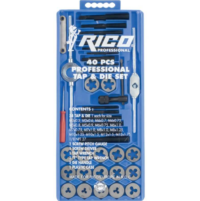 RİCO 40 PC PAFTA KILAVUZ SETİ