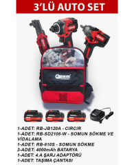 ARM 3'LÜ AUTO ŞAJLI SETİ