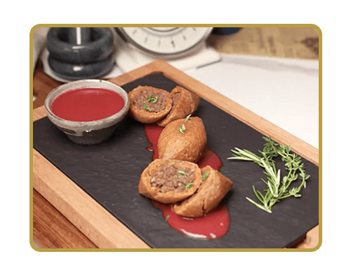 Stuffed Meatballs with Sour Cherry Sauce