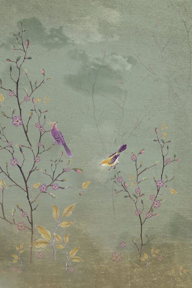 Misty spring