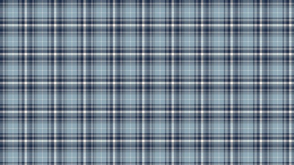 Blue plaid