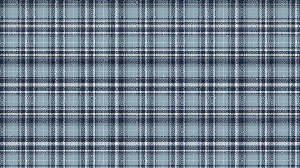 Blue plaid