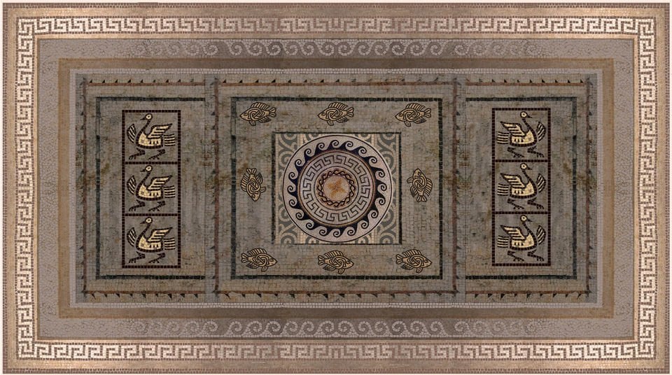 Golden mosaic