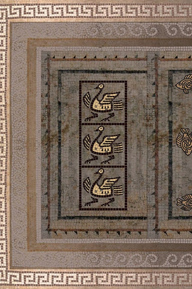 Golden mosaic