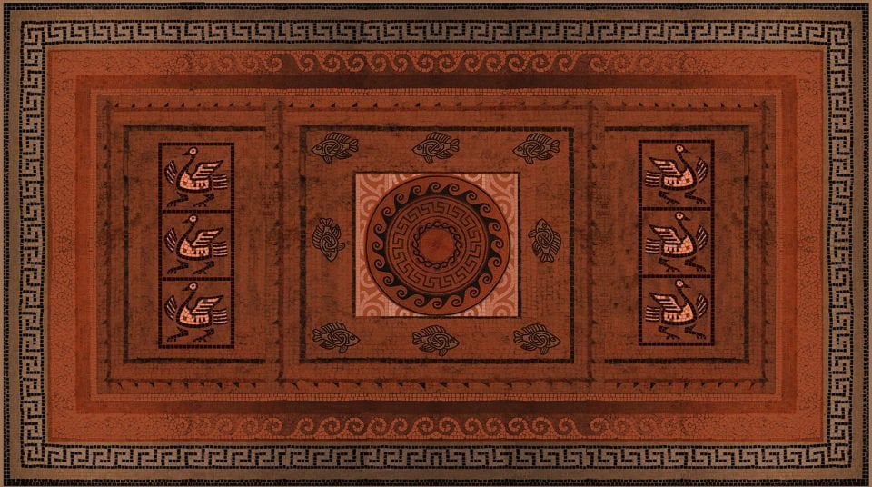 Bronze mosaic