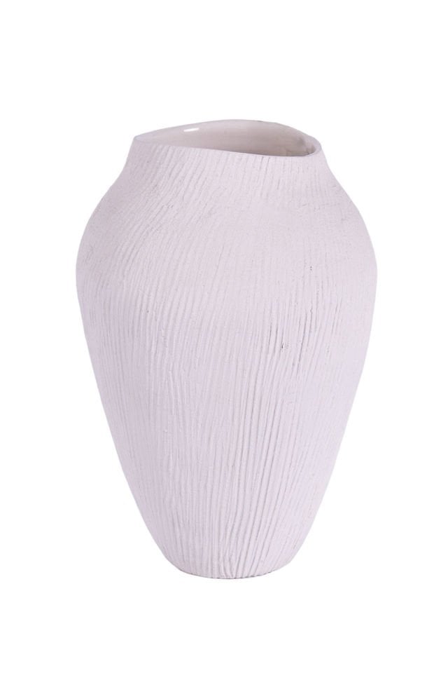 white ceramic vase